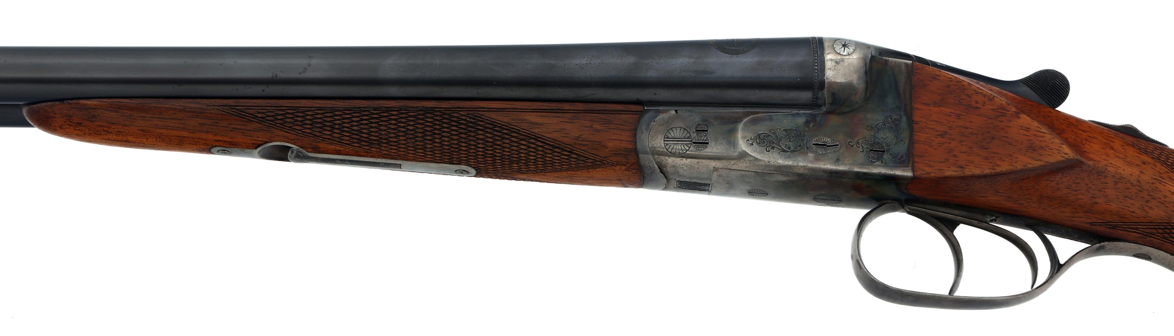 GUSTAV GENSCHOW & CO 16 GAUGE SIDE BY SIDE SHOTGUN