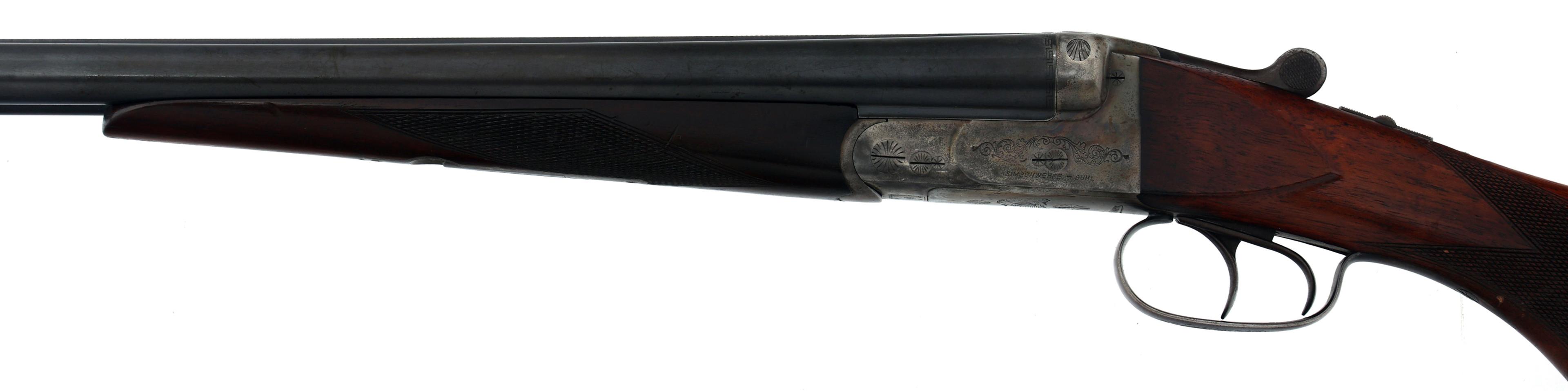 SIMSON MODEL 72E 16 GAUGE SIDE BY SIDE SHOTGUN