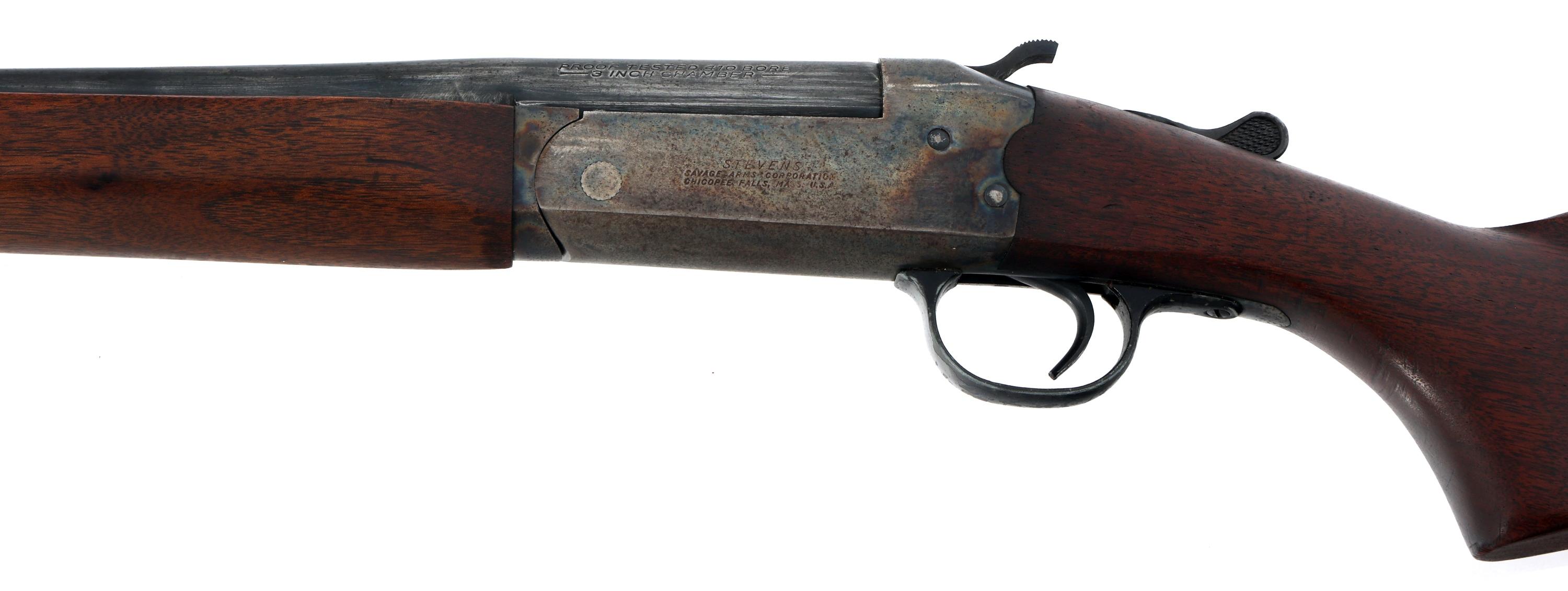 J STEVENS MODEL 107B .410 GAUGE SINGLE SHOTGUN