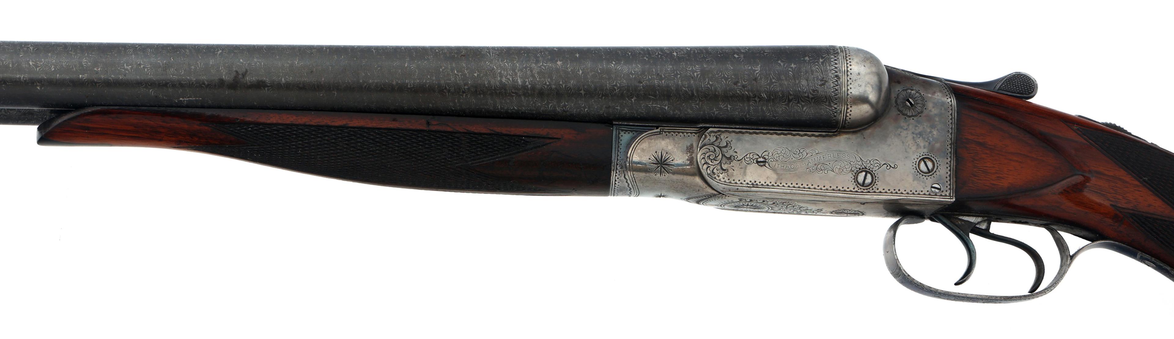 ITHACA MODEL CRASS GRADE 2 10 GAUGE SXS SHOTGUN