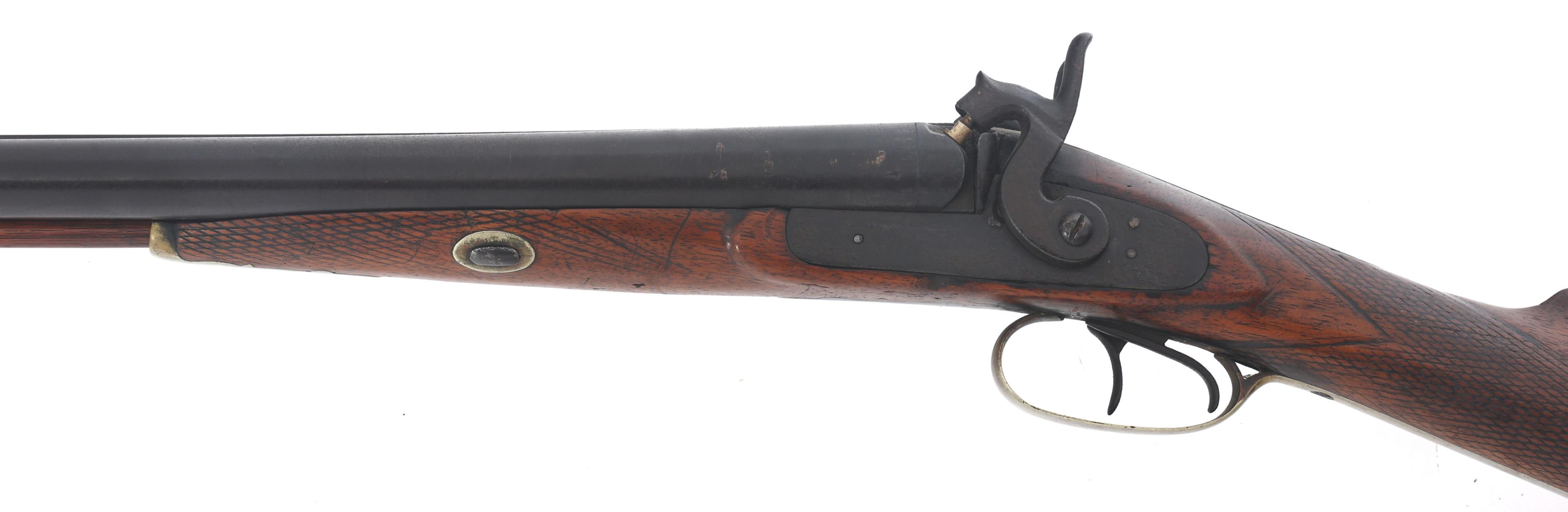 W. MOORE & CO SXS 10 GAUGE PERCUSSION SHOTGUN