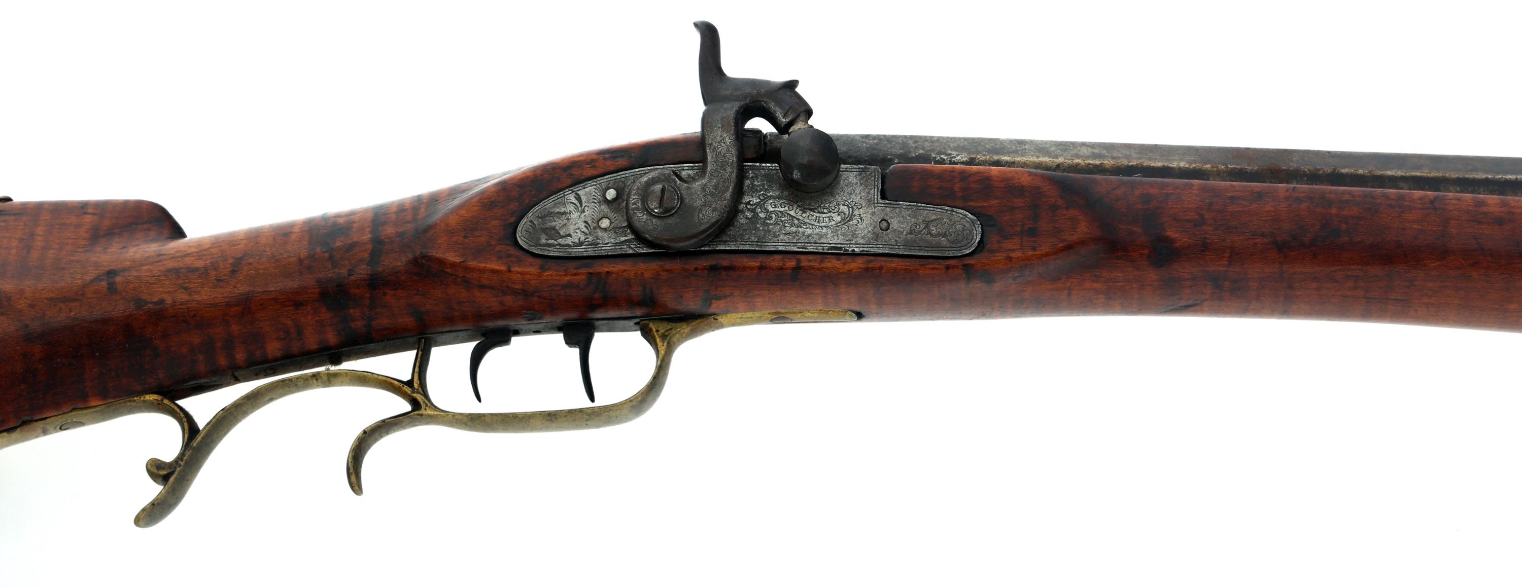 G. GOULCHER FULL STOCK .50 CALIBER LONG RIFLE