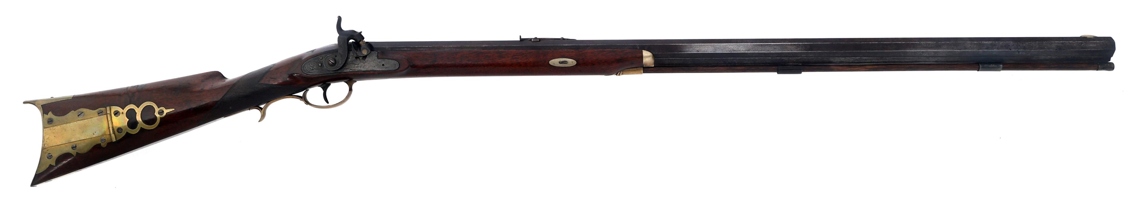 JC COOPER HALF STOCK KENTUCKY PERCUSSION RIFLE