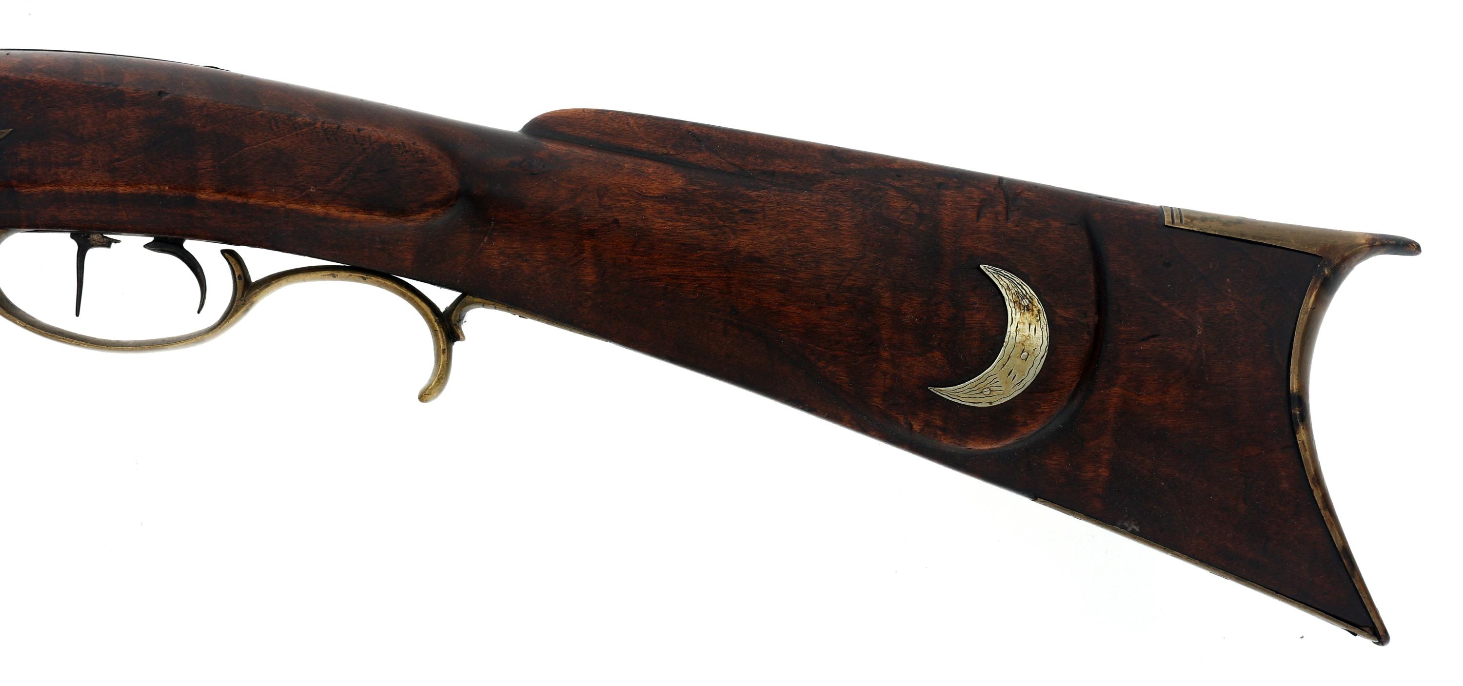 R PLUMMER & CO FULL STOCK 44 CAL PERCUSSION RIFLE