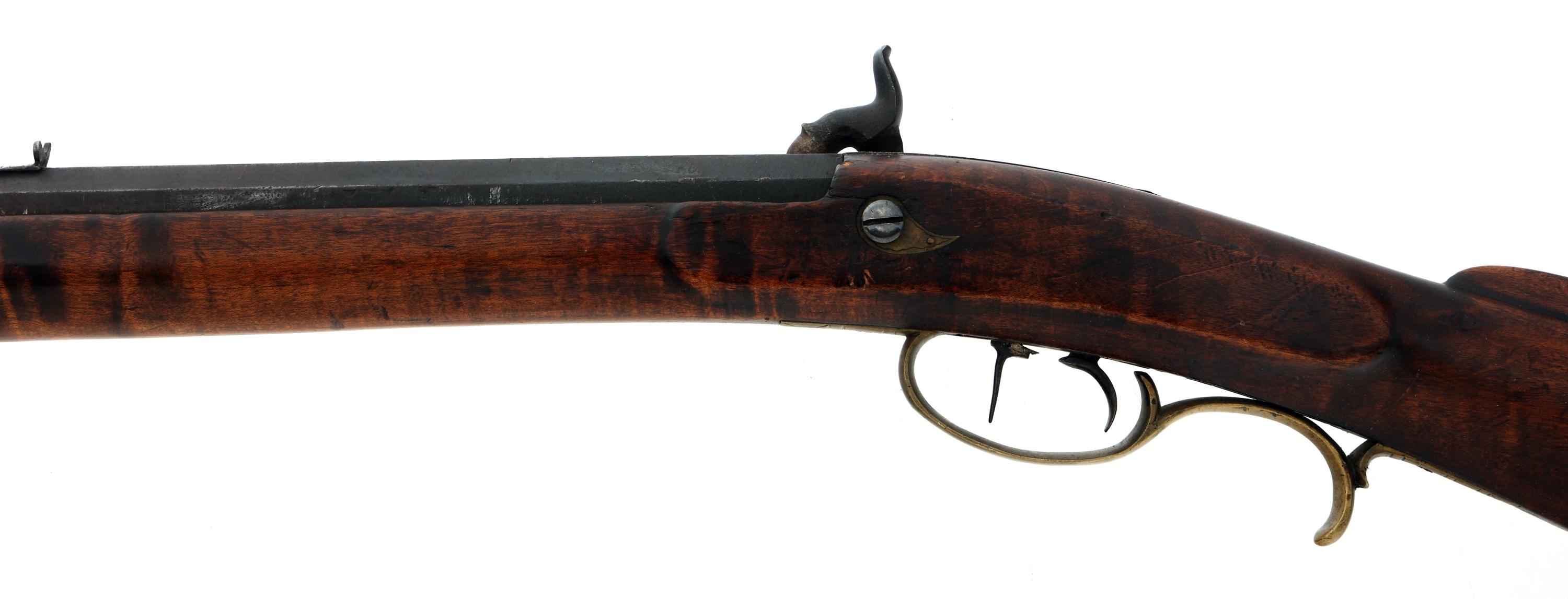 R PLUMMER & CO FULL STOCK 44 CAL PERCUSSION RIFLE