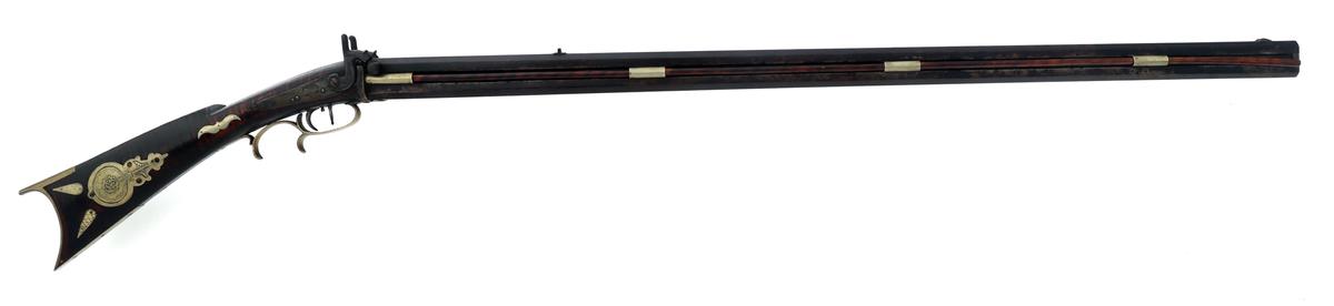 1879 LEMAN DOUBLE BARREL AMERICAN LONG RIFLE