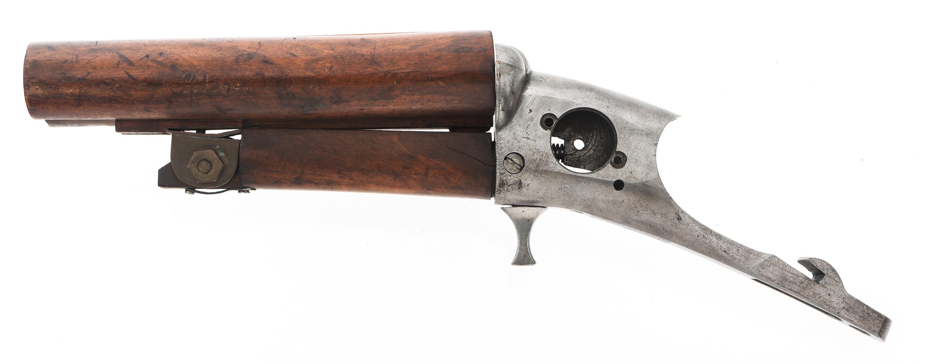 E WHITNEY SIDE BY SIDE SHOTGUN PATENT MODEL