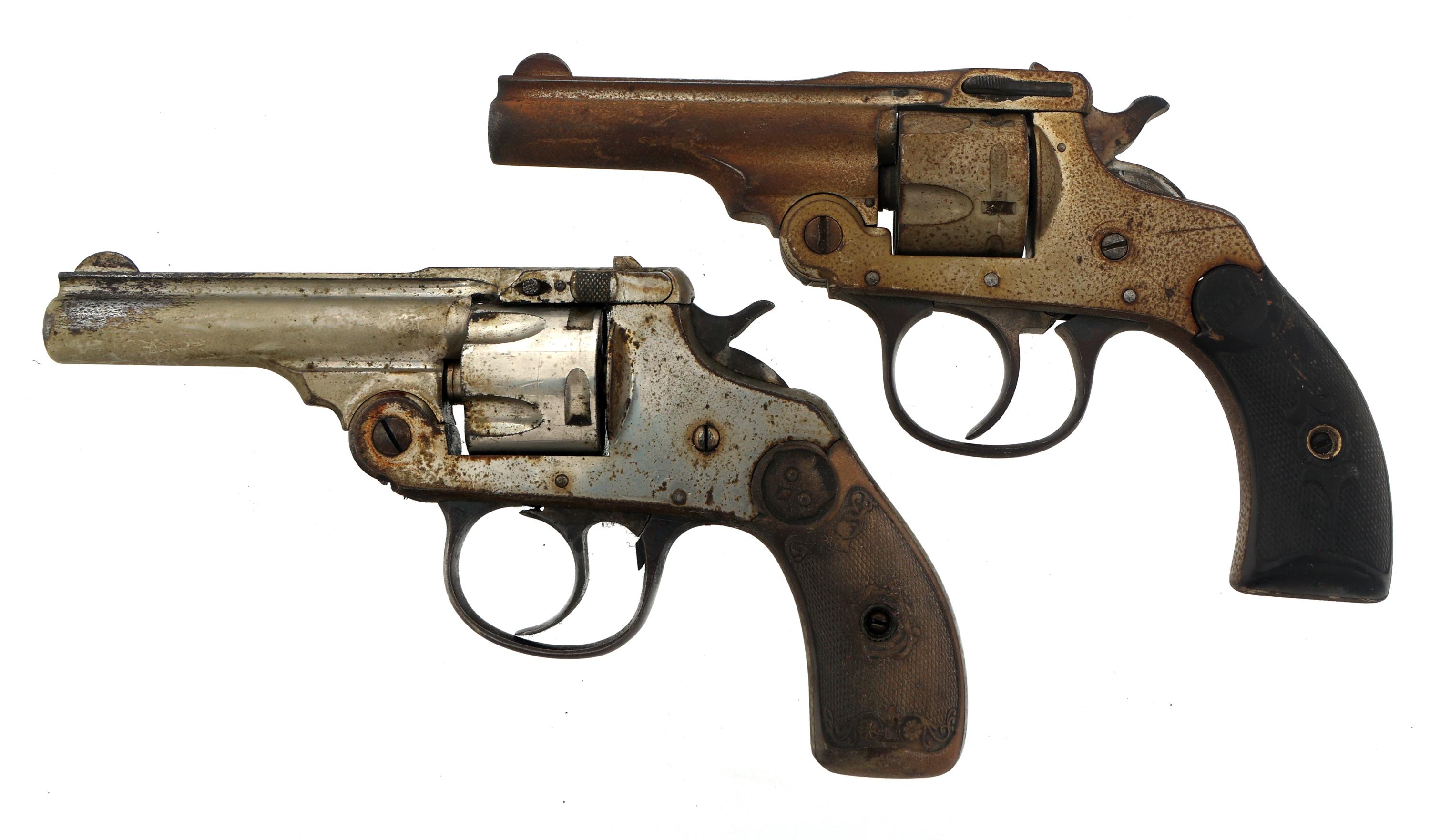 IVER JOHNSON HOPKINS & ALLEN REVOLVERS FOR PARTS