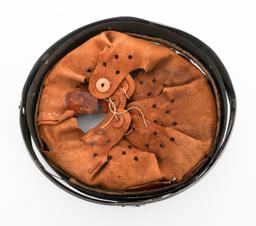 WWII GERMAN COMBAT HELMET LINER WITH BAND