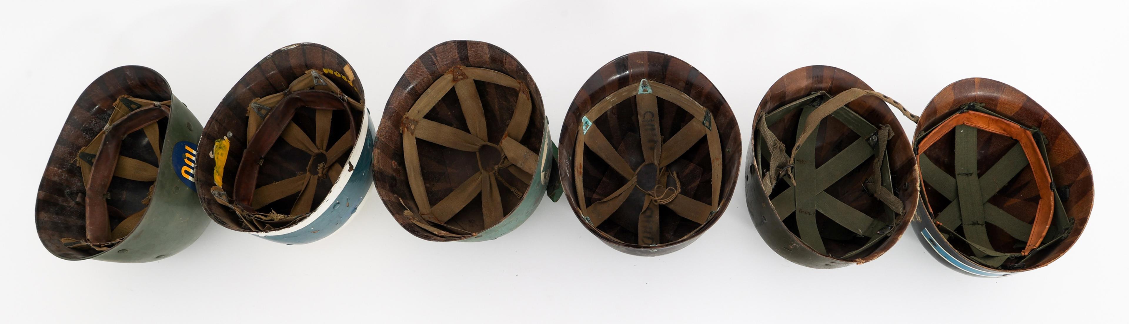 WWII - COLD WAR US ARMED FORCES M1 HELMET LINERS