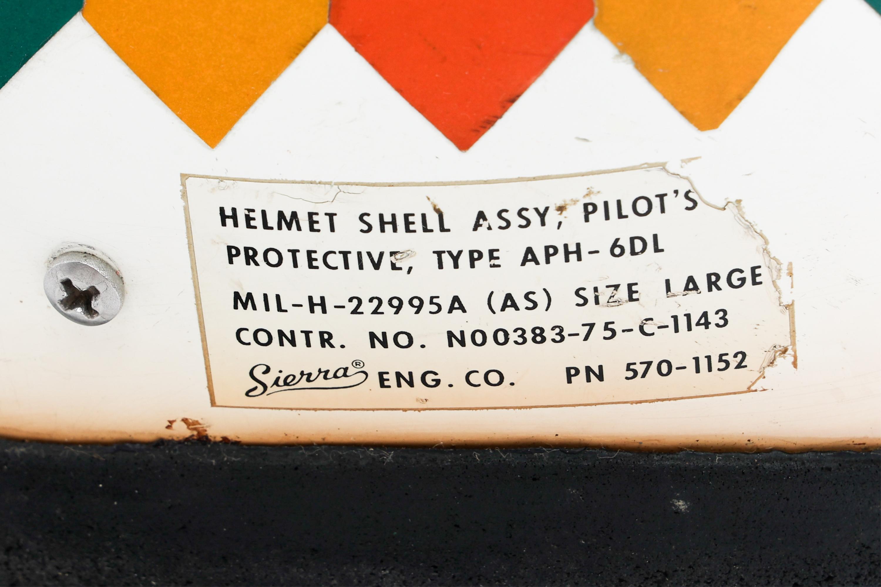 COLD WAR US NAVY APH-6DL PILOT HELMET