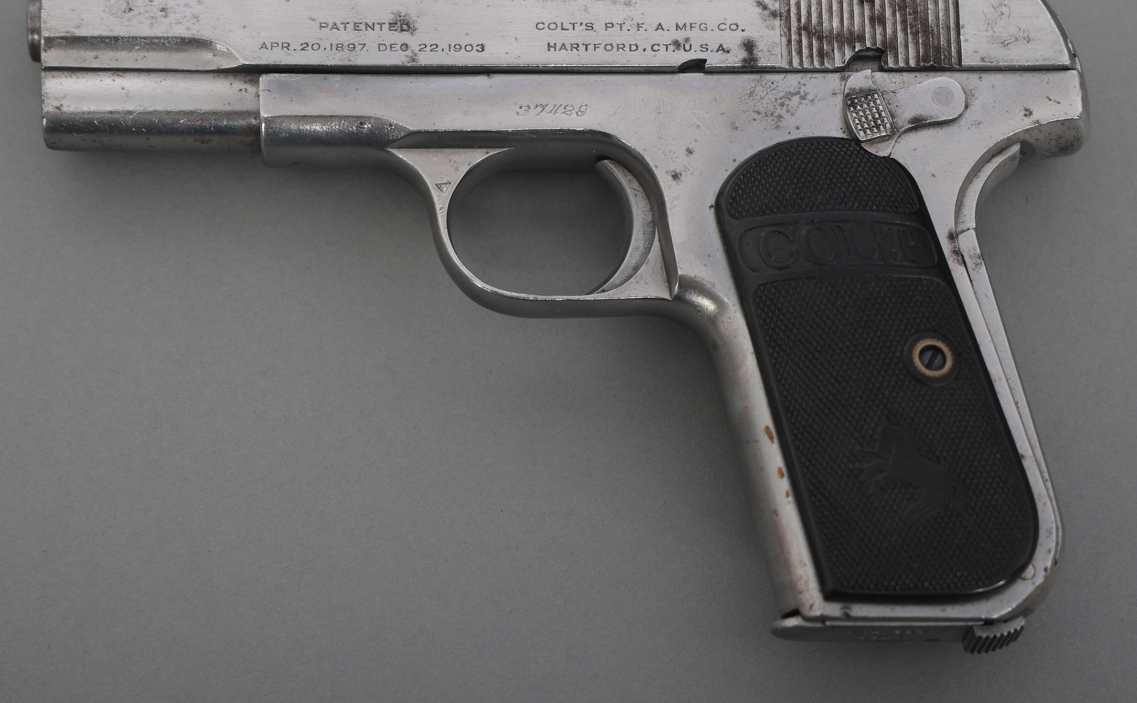 1920 COLT MODEL 1908 POCKET HAMMERLESS .380 PISTOL