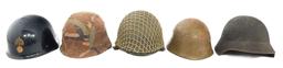 WWII - CURRENT M1, ITALIAN M33 & SWISS M18 HELMETS