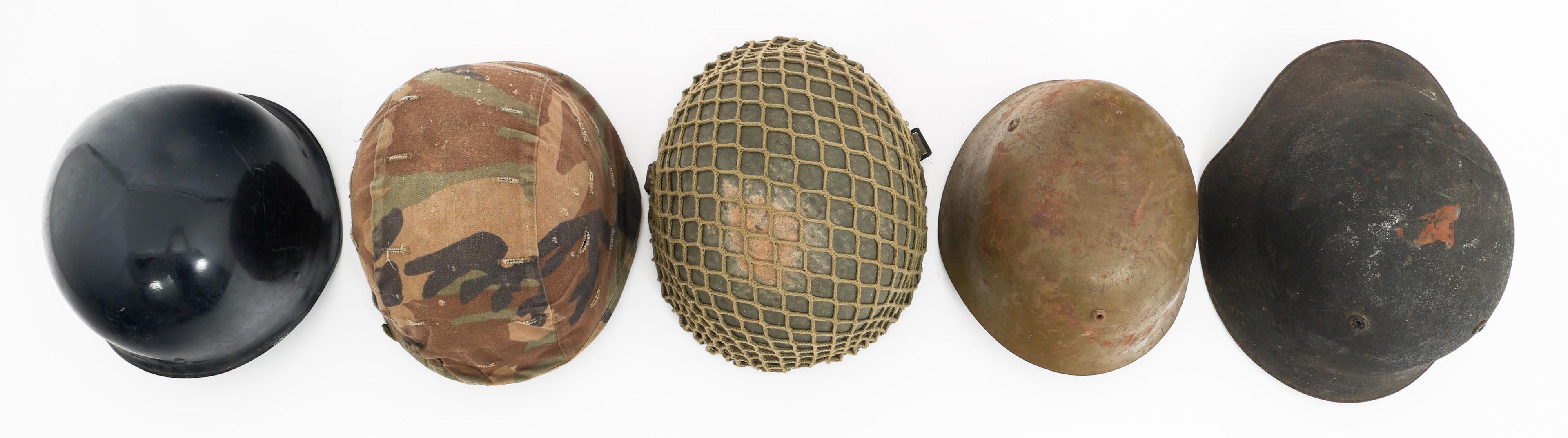 WWII - CURRENT M1, ITALIAN M33 & SWISS M18 HELMETS