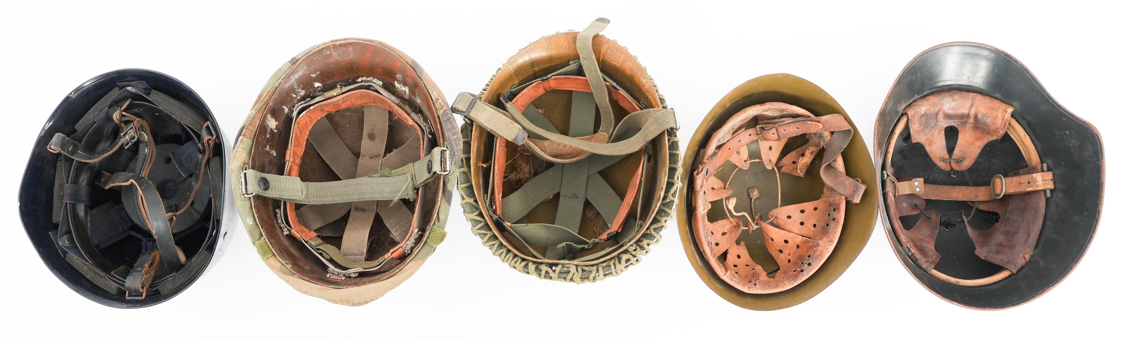 WWII - CURRENT M1, ITALIAN M33 & SWISS M18 HELMETS