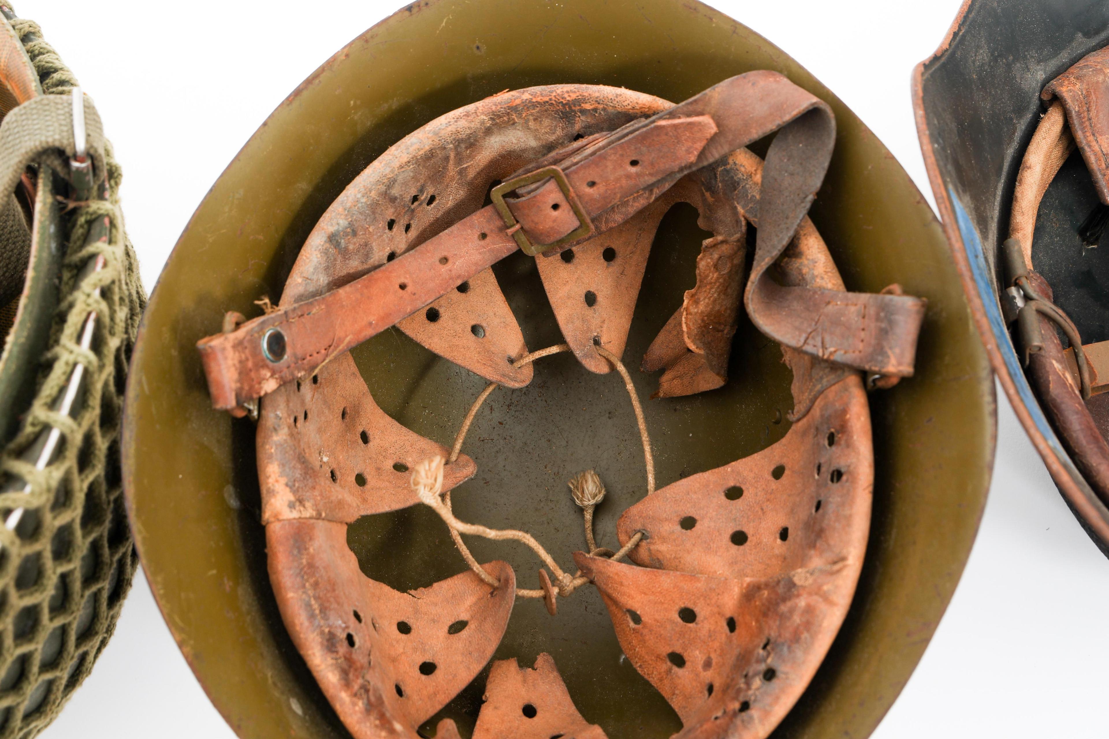 WWII - CURRENT M1, ITALIAN M33 & SWISS M18 HELMETS