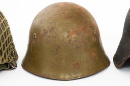 WWII - CURRENT M1, ITALIAN M33 & SWISS M18 HELMETS