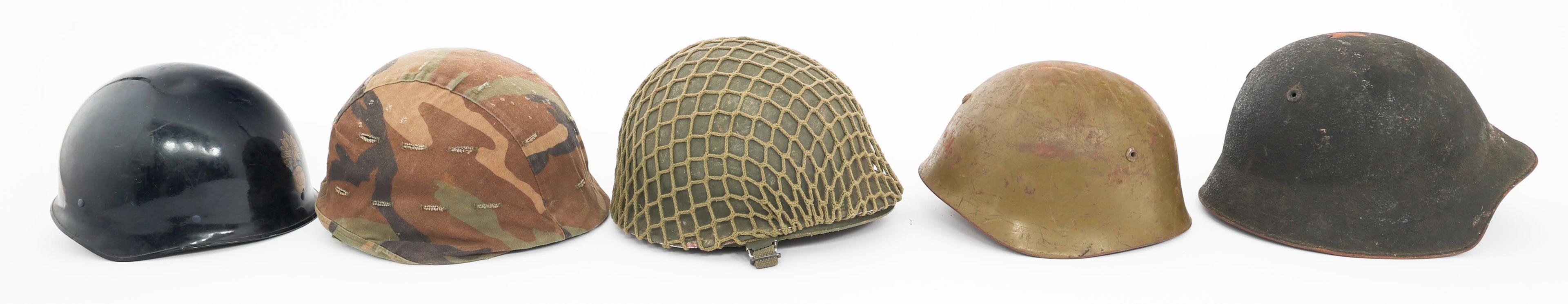 WWII - CURRENT M1, ITALIAN M33 & SWISS M18 HELMETS