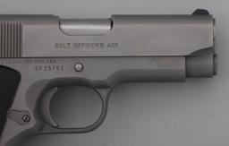 COLT MODEL OFFICER'S ACP .45 ACP CALIBER PISTOL