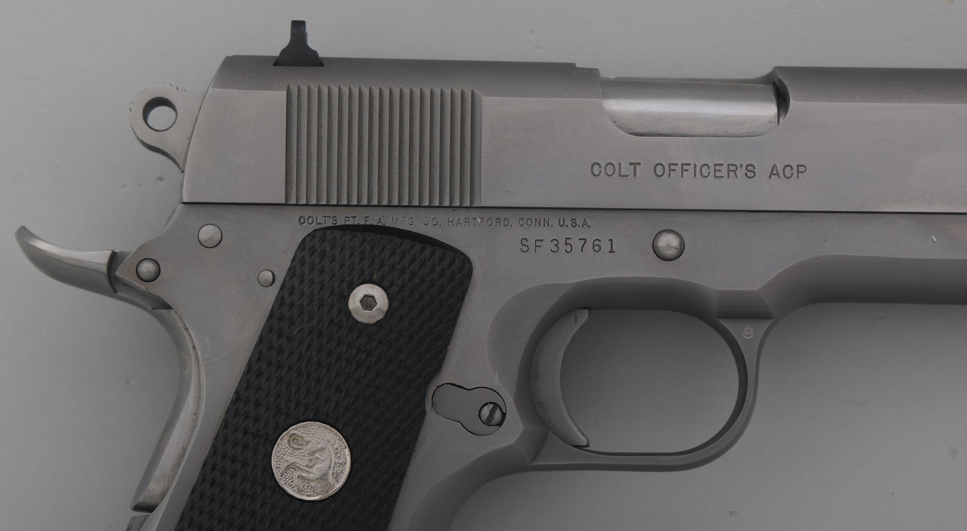 COLT MODEL OFFICER'S ACP .45 ACP CALIBER PISTOL