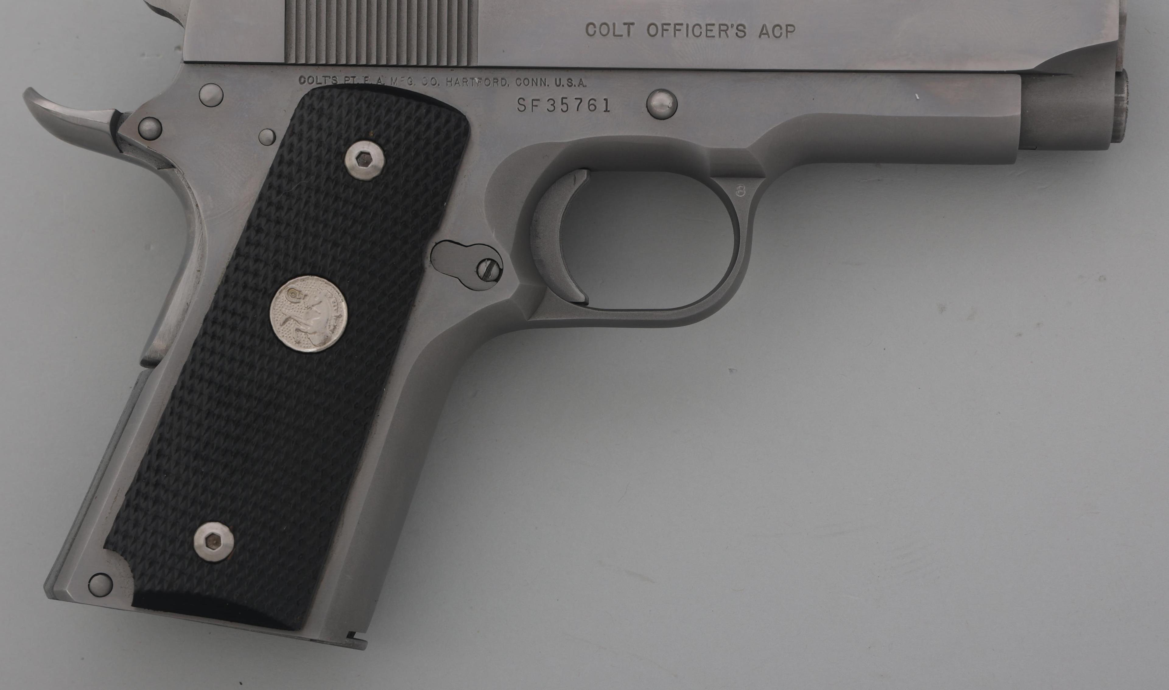 COLT MODEL OFFICER'S ACP .45 ACP CALIBER PISTOL
