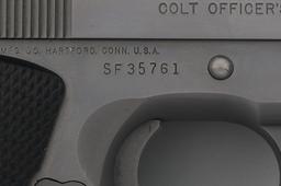 COLT MODEL OFFICER'S ACP .45 ACP CALIBER PISTOL