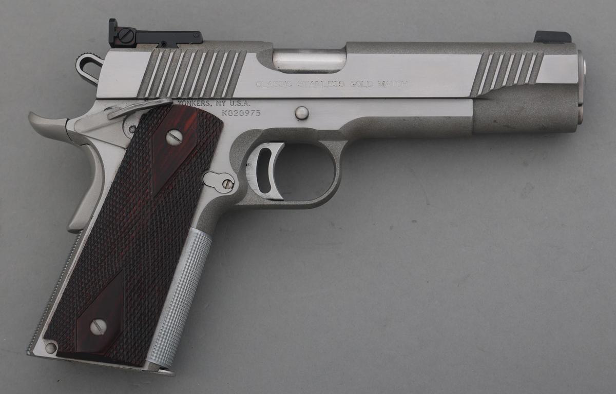 KIMBER MODEL GOLD MATCH .45 ACP CALIBER PISTOL