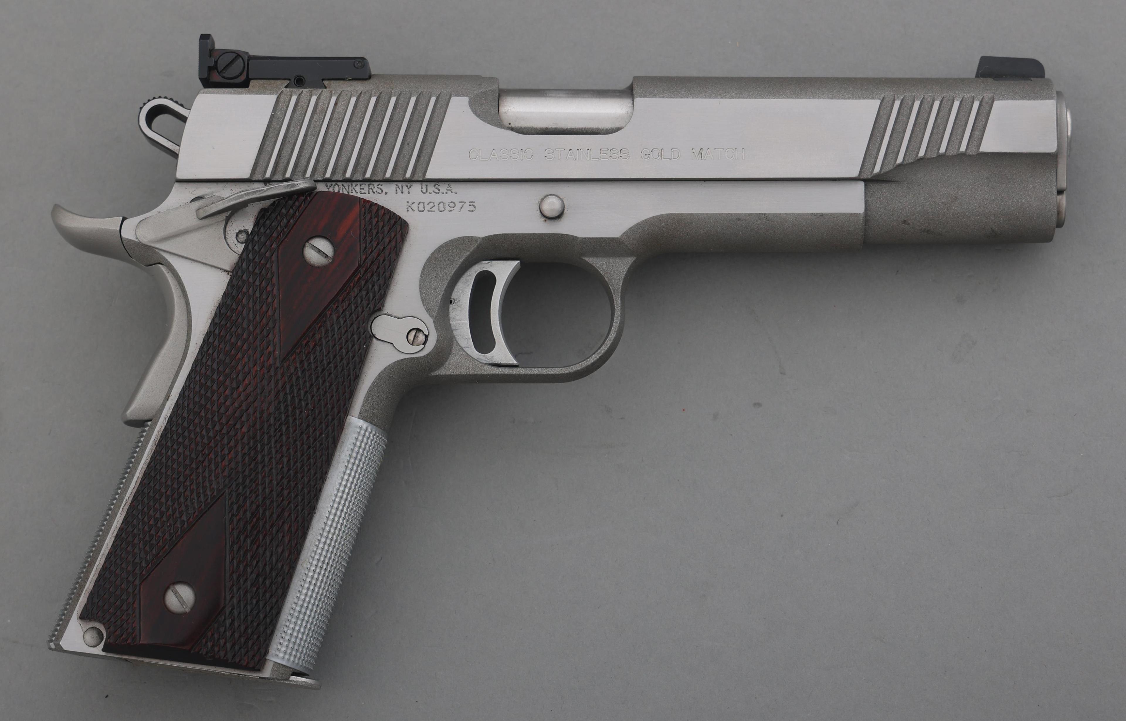 KIMBER MODEL GOLD MATCH .45 ACP CALIBER PISTOL