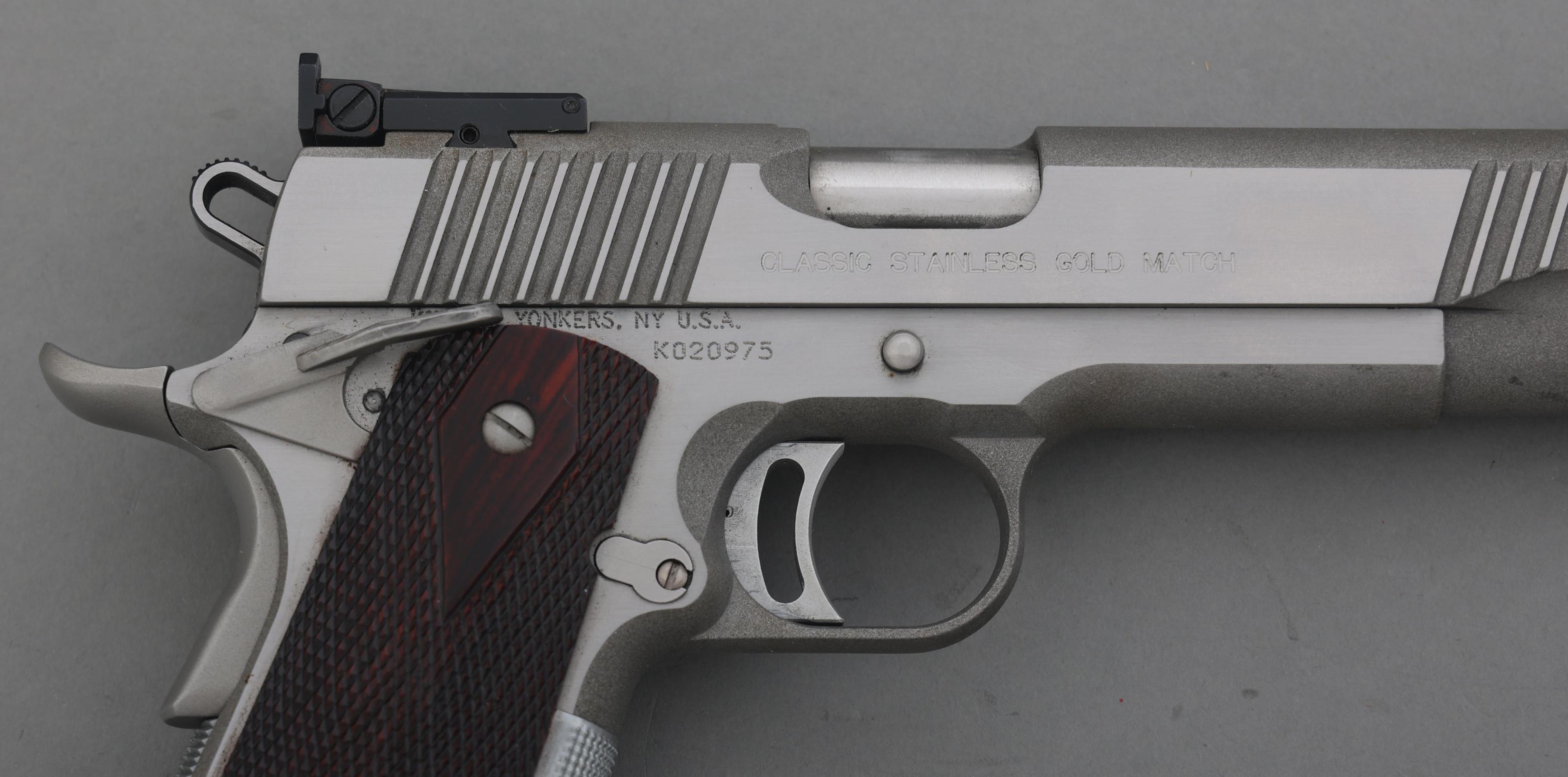 KIMBER MODEL GOLD MATCH .45 ACP CALIBER PISTOL