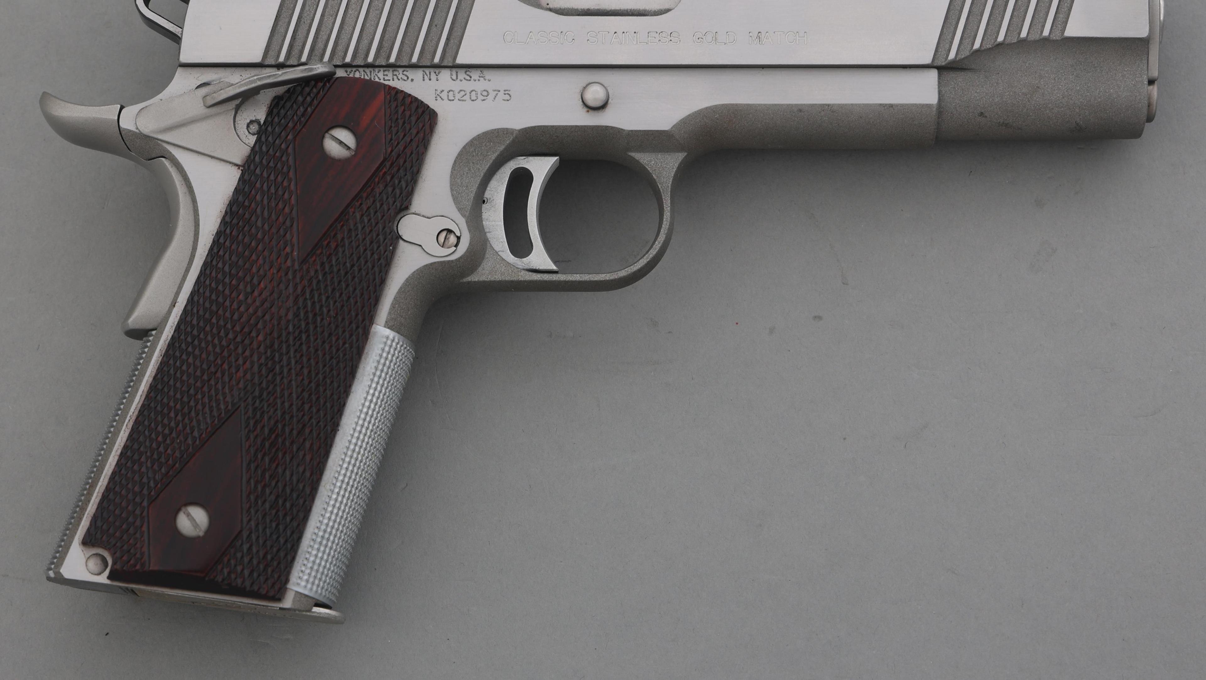 KIMBER MODEL GOLD MATCH .45 ACP CALIBER PISTOL