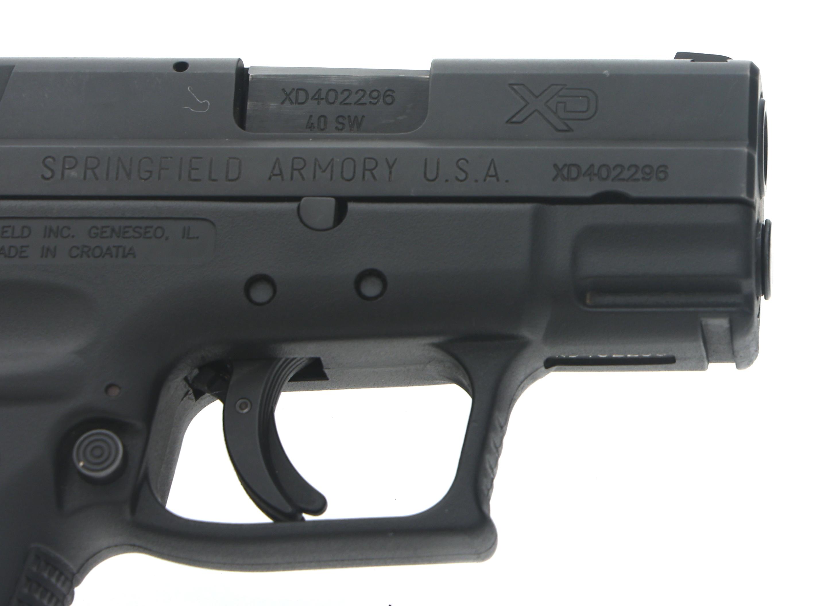 SPRINGFIELD ARMORY INC XD40 .40 S&W CALIBER PISTOL