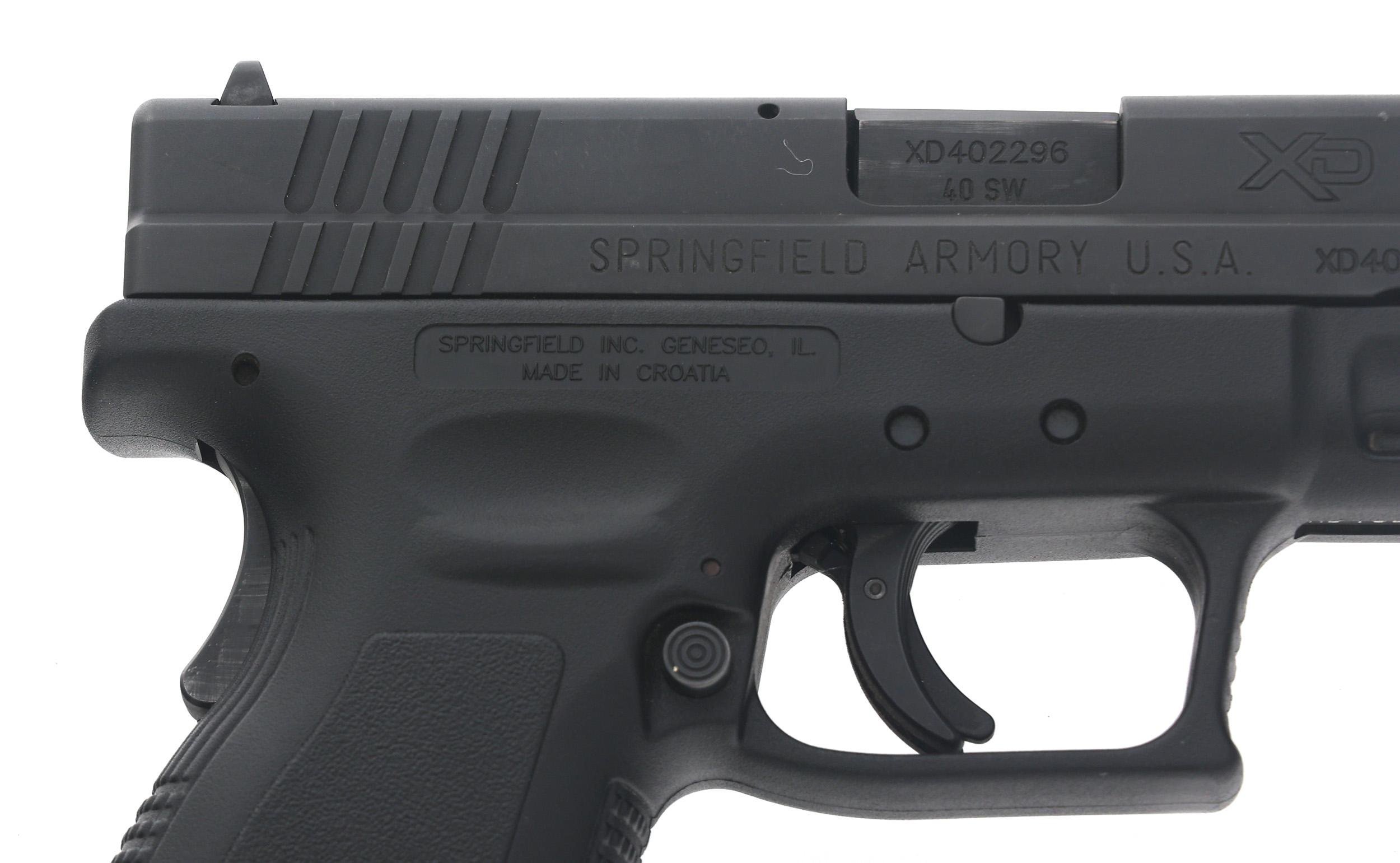 SPRINGFIELD ARMORY INC XD40 .40 S&W CALIBER PISTOL
