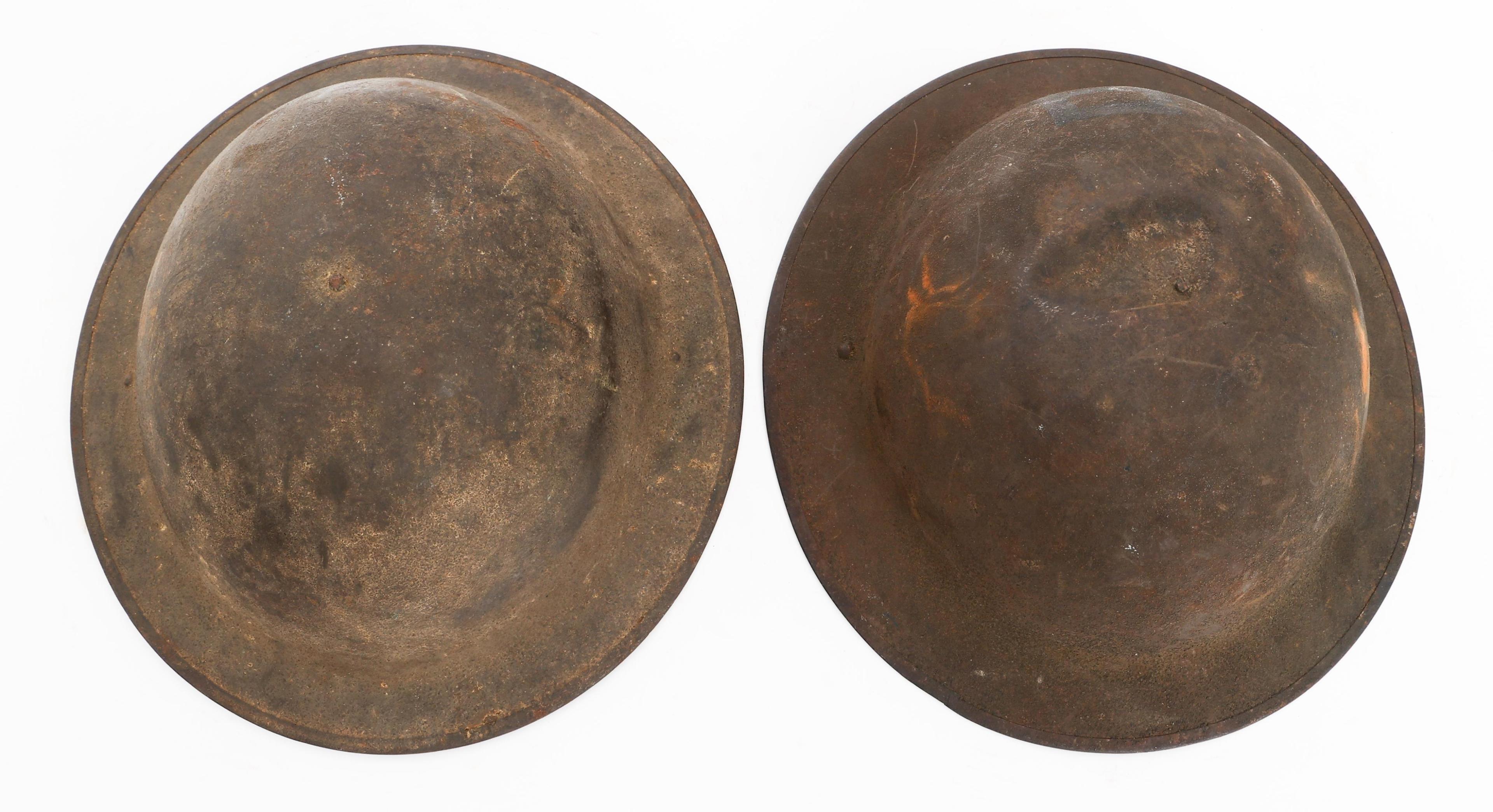 WWI US AEF 1st ARMY M1917 DOUGHBOY HELMETS