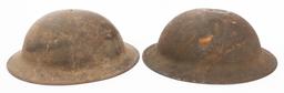WWI US AEF 1st ARMY M1917 DOUGHBOY HELMETS