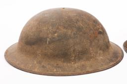 WWI US AEF 1st ARMY M1917 DOUGHBOY HELMETS