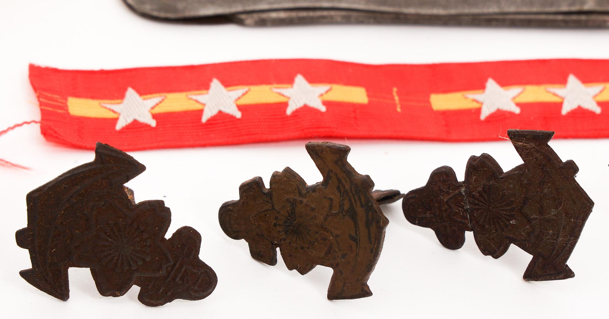 WWII IMPERIAL JAPANESE INSIGNIA, RANKS & BUTTONS