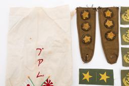 WWII IMPERIAL JAPANESE INSIGNIA, RANKS & BUTTONS