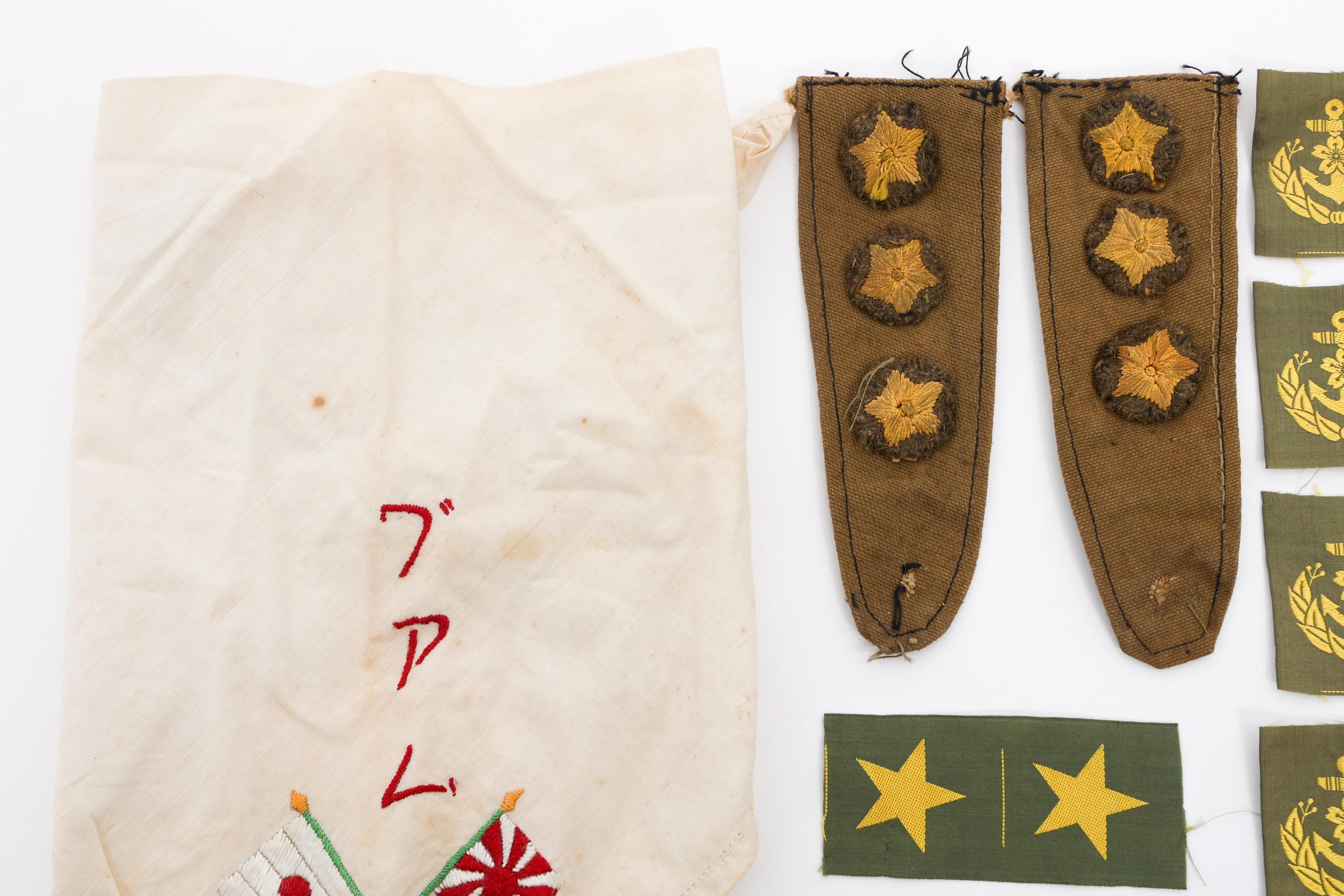 WWII IMPERIAL JAPANESE INSIGNIA, RANKS & BUTTONS