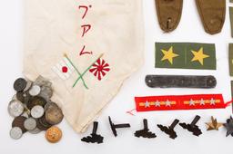 WWII IMPERIAL JAPANESE INSIGNIA, RANKS & BUTTONS