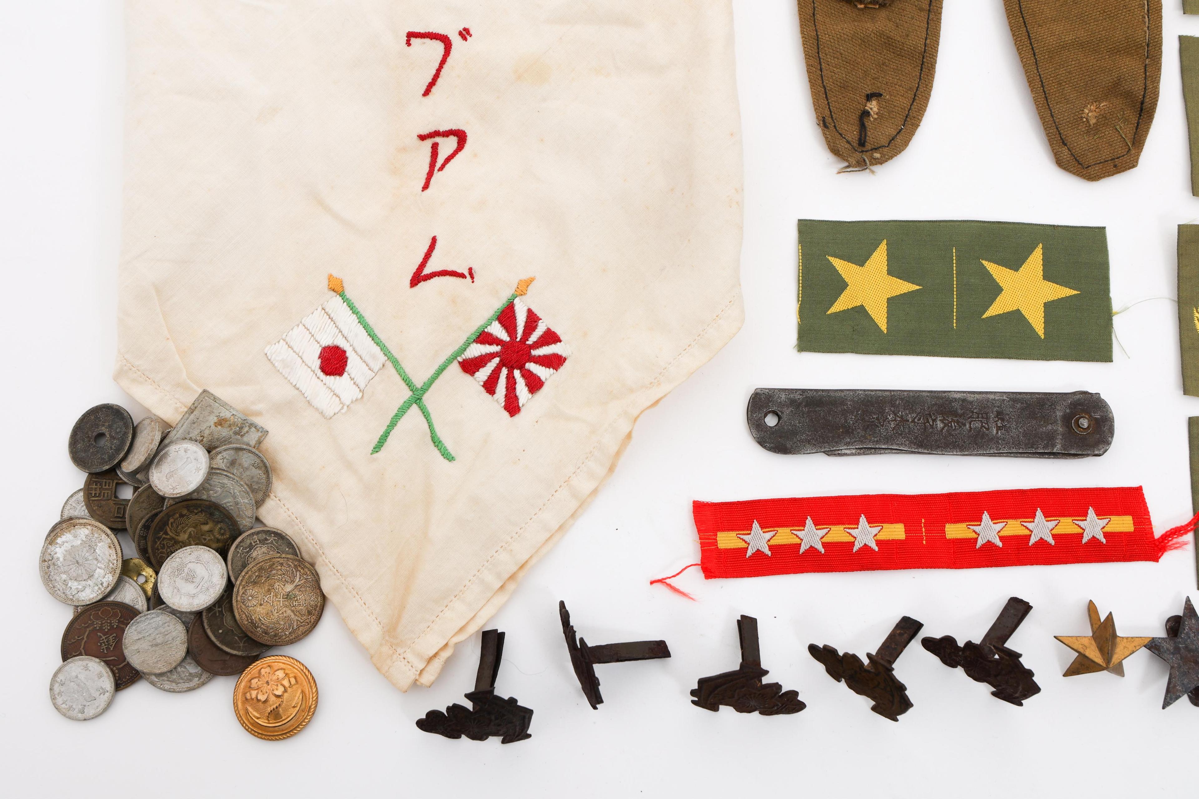 WWII IMPERIAL JAPANESE INSIGNIA, RANKS & BUTTONS