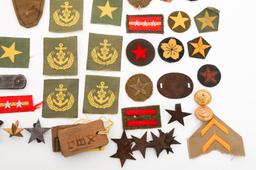 WWII IMPERIAL JAPANESE INSIGNIA, RANKS & BUTTONS