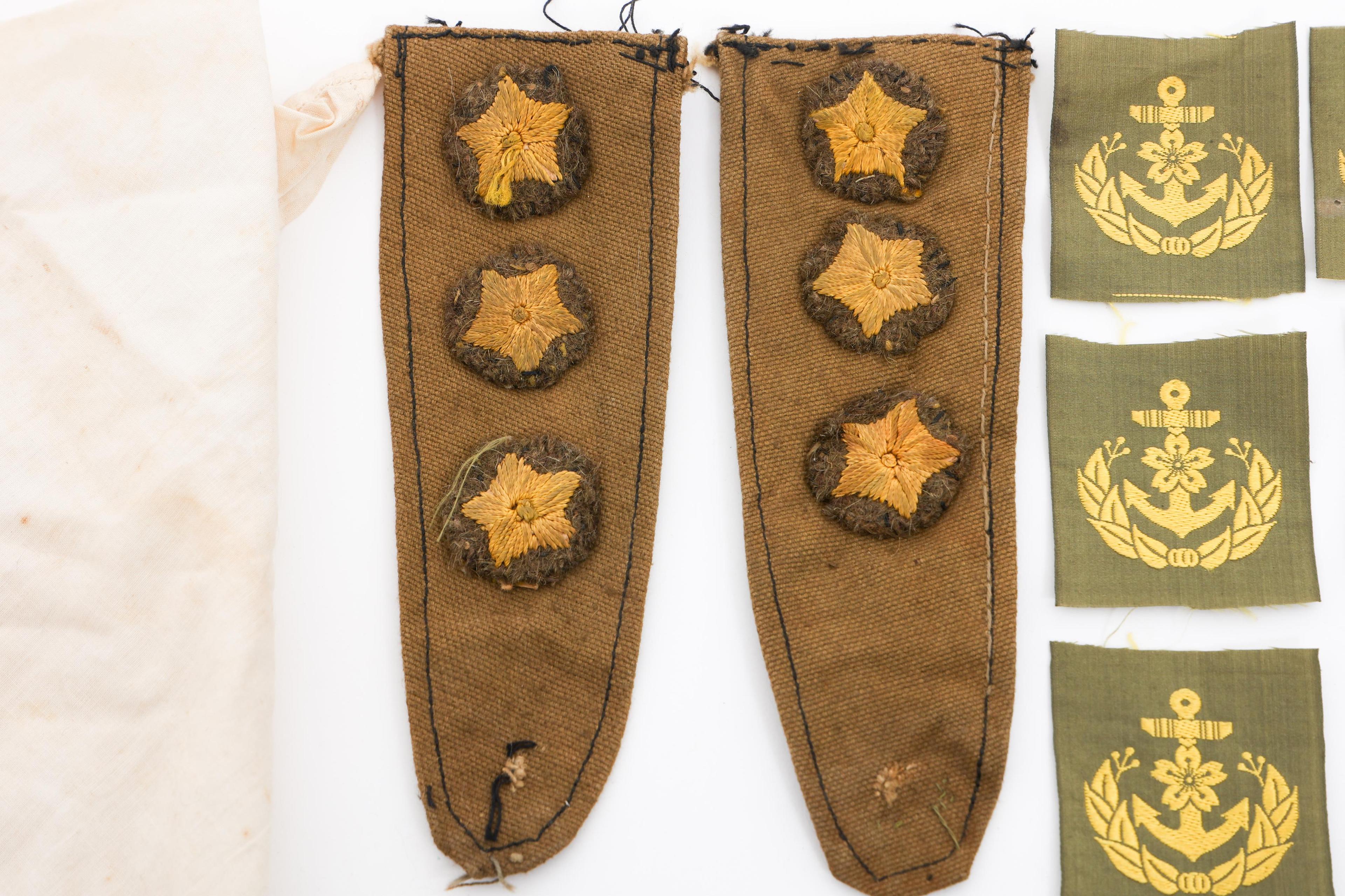 WWII IMPERIAL JAPANESE INSIGNIA, RANKS & BUTTONS