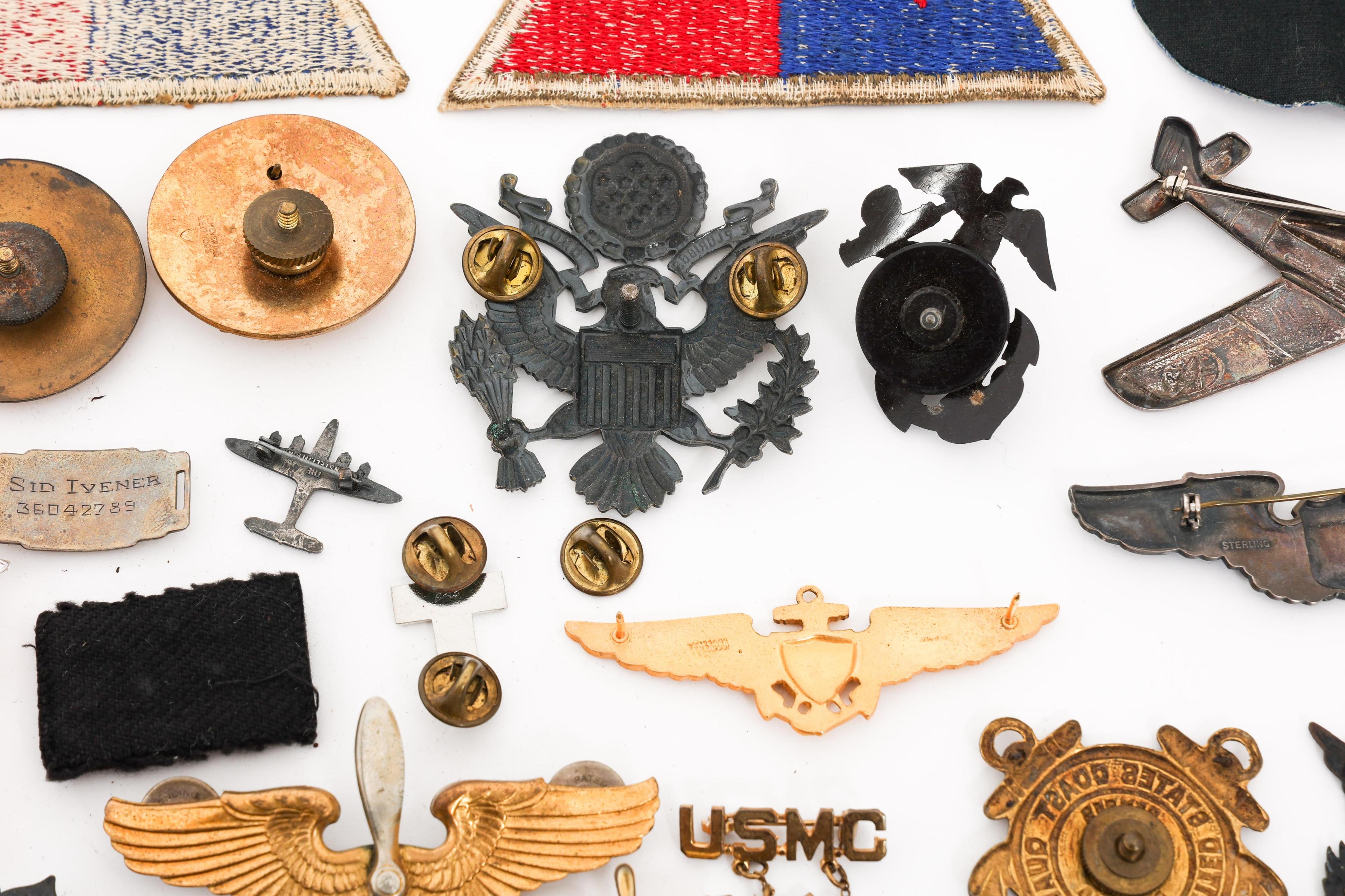 WWII - COLD WAR US ARMED FORCES INSIGNIA & PATCHES