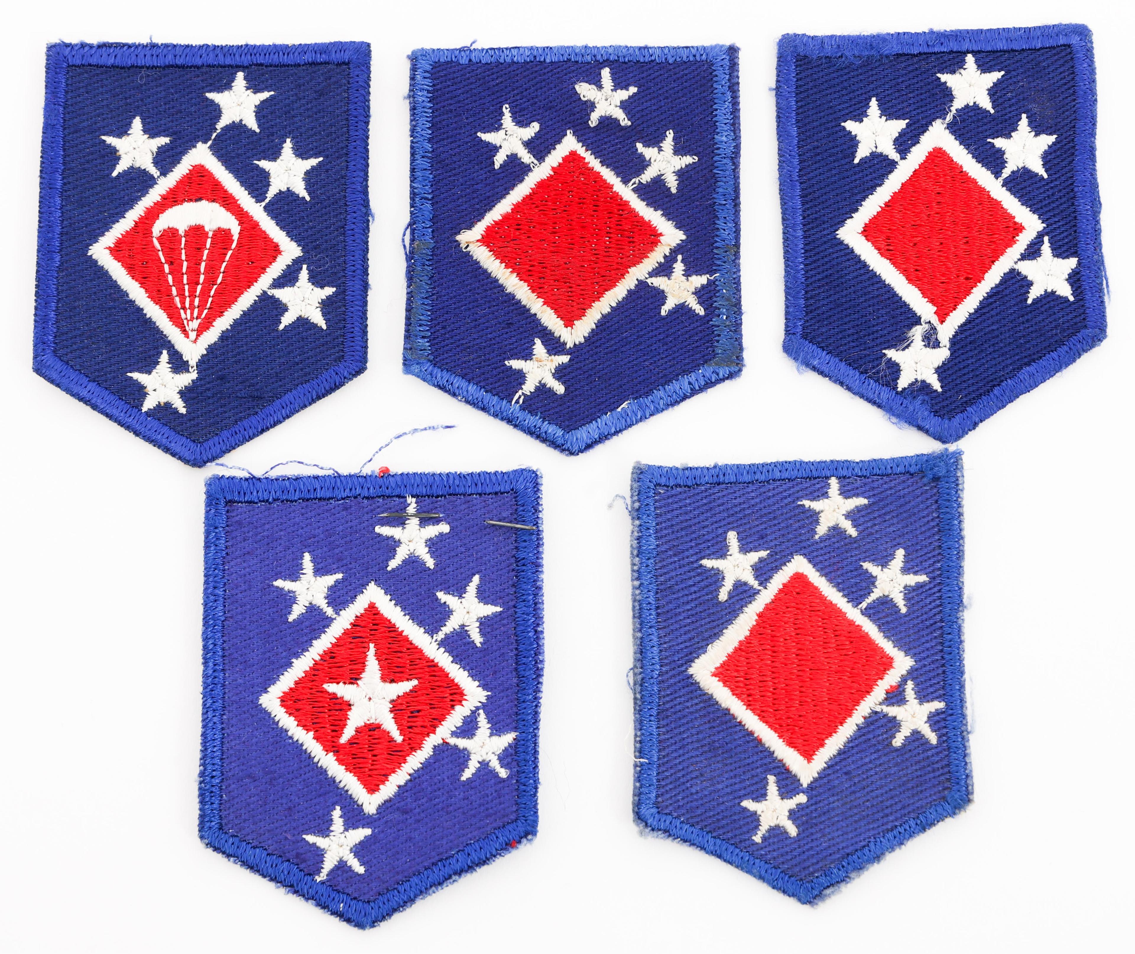 WWII - COLD WAR USMC 1ST MAC PATCHES