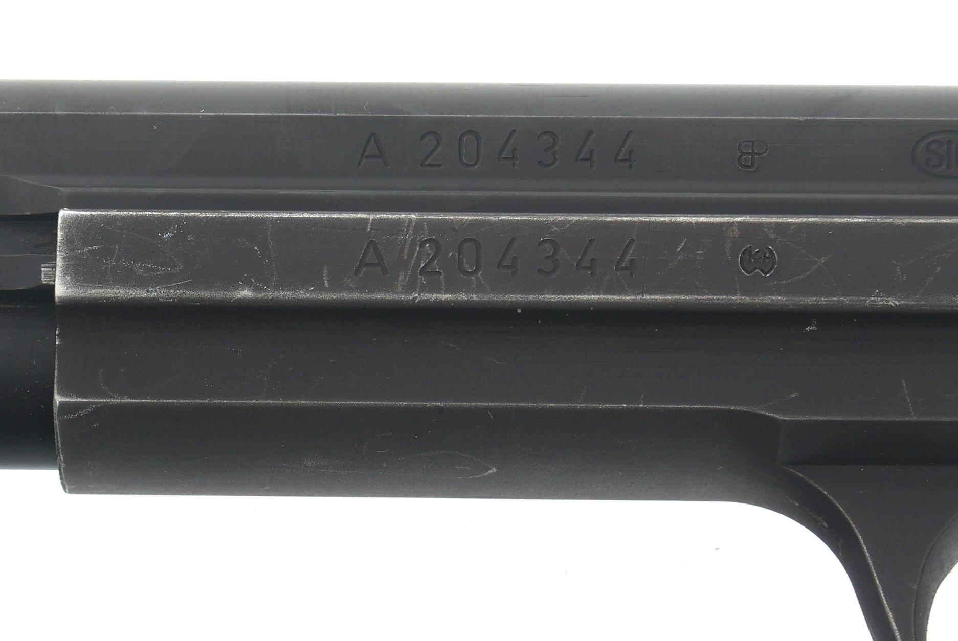 SWISS SIG ARMS MODEL P210 9mm CALIBER PISTOL