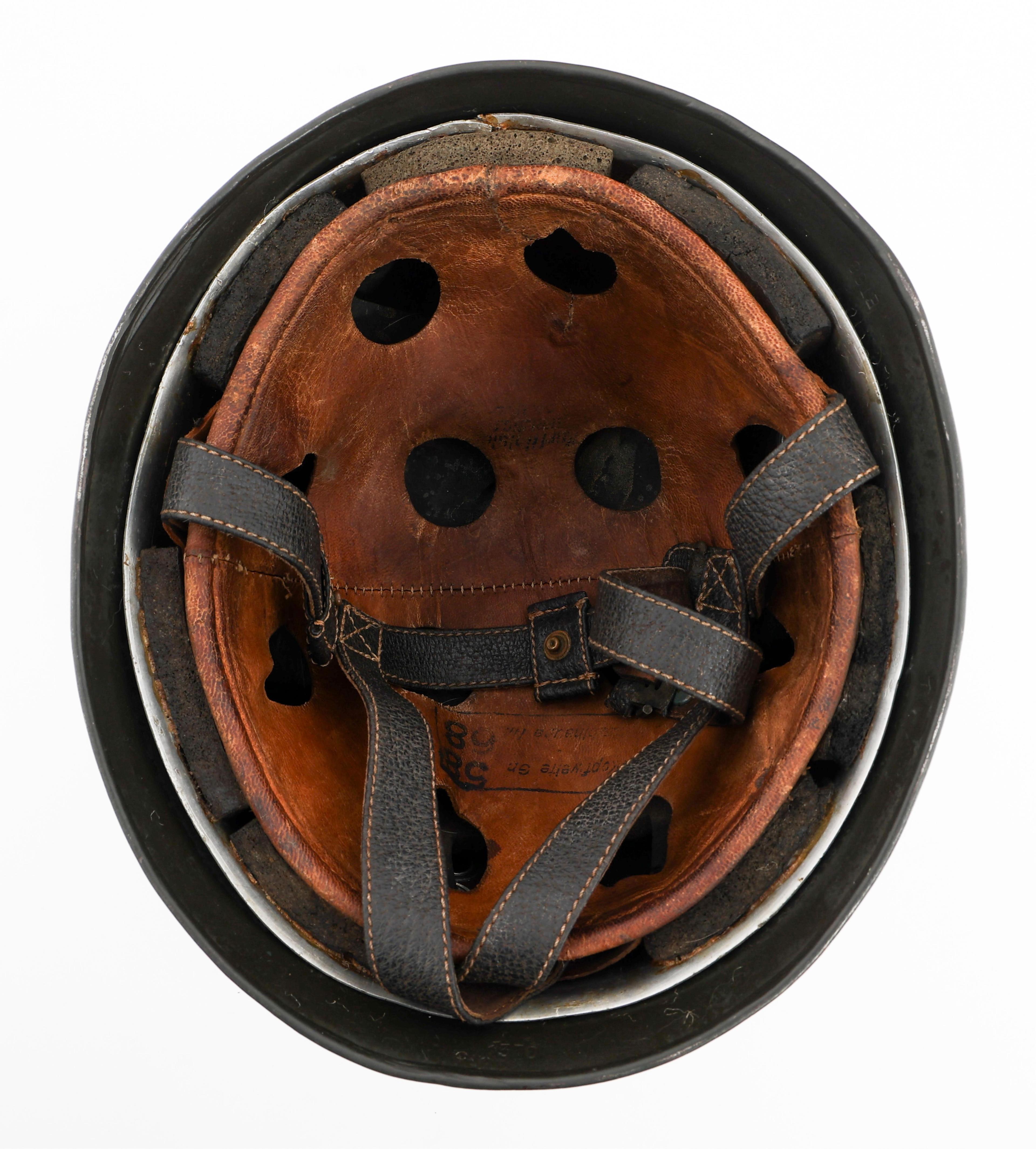 WWII GERMAN CRETE CAMO M38 FALLSCHIRMJAGER HELMET