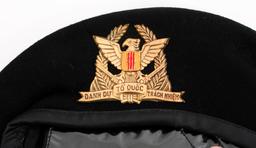 VIETNAM WAR ARVN OFFICER & JUNK FORCE BLACK BERETS