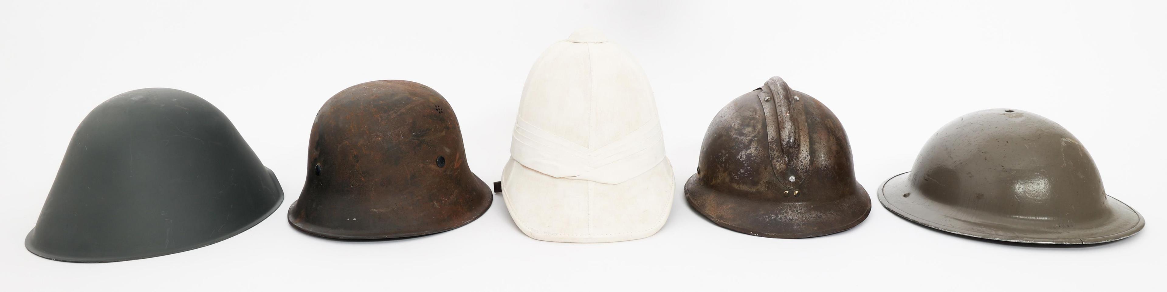 WWII - COLD WAR WORLD MILITARY COMBAT HELMETS