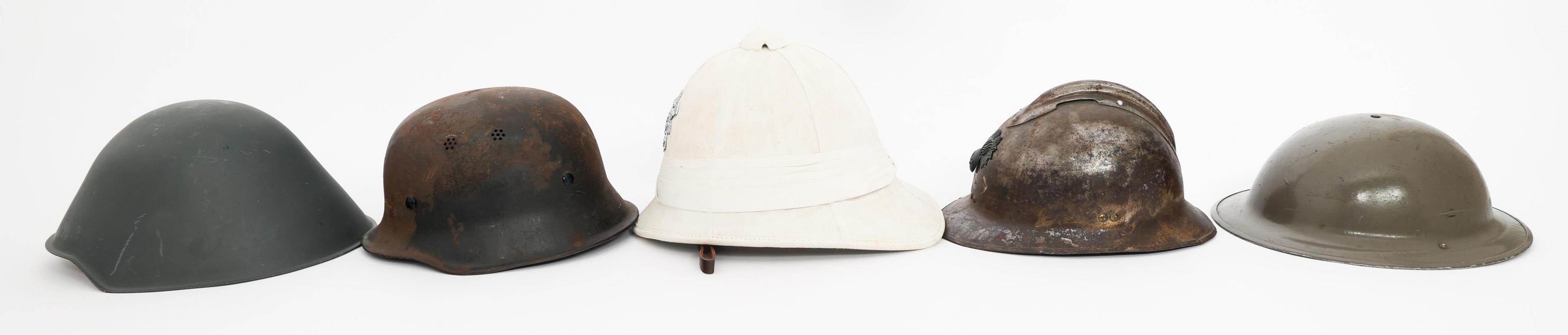 WWII - COLD WAR WORLD MILITARY COMBAT HELMETS