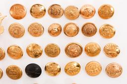 US ARMED FORCES & NATIONAL GUARD UNIFORM BUTTONS